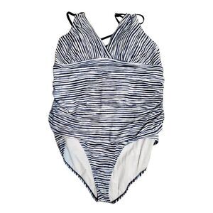 Lot Of 2 One Piece Swimsuits Size 3X and 22W.